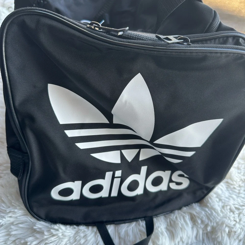 adidas Originals Black Santiago 2.0 Duffel Bag #CL5436